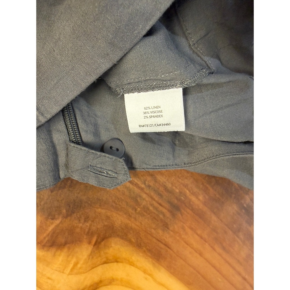 Eileen Fisher Women's Pants Medium Knit Career Linen Viscose Straight leg F25 - Picture 5 of 7